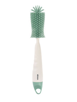 Beaba - 2-In-1 Silicone Bottle Brush Sage Green