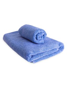 Heelium - Bamboo Towel, Soft, Absorbent & Odour Free, Iris (Set of 2)