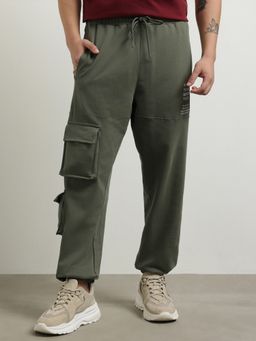 Nobero - Men Olive Find Adventure Joggers