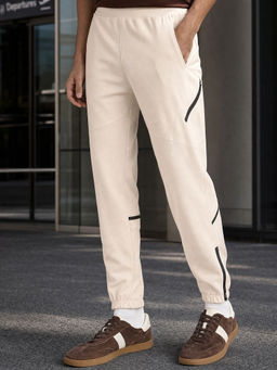 Nobero - Men Off White Wanderer Joggers