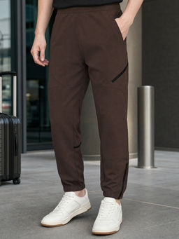 Nobero - Men Brown Wanderer Joggers