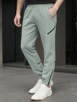 Nobero - Men Sea Green Wanderer Joggers