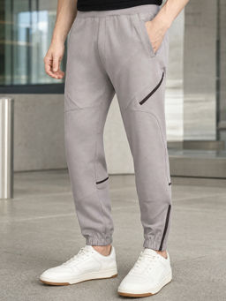 Nobero - Men Light Grey Wanderer Joggers