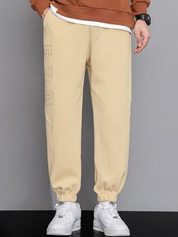Nobero - Men Beige Explorer Premium Joggers