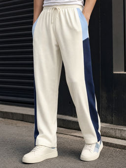 Nobero - Men Off White Bluebeam Trackpant