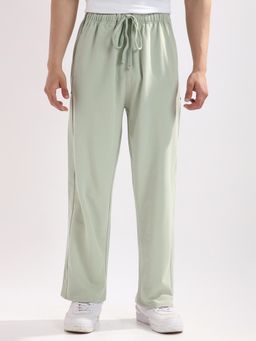 Nobero - Men Mint Green Zen Line Trackpant