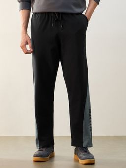 Nobero - Men Black Odyssey Colorblock Trackpant