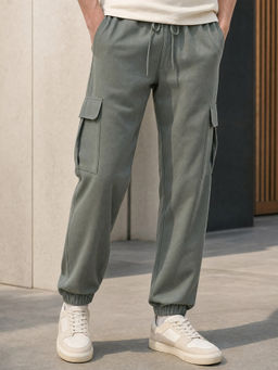 Nobero - Men Grey Premium Joggers