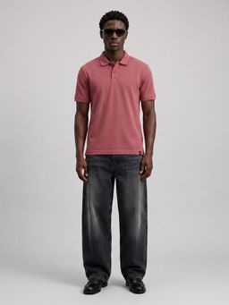 WROGN - Men Wine Essential Supima Polo T-Shirt
