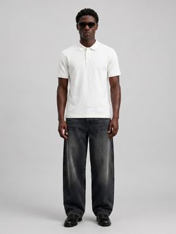 WROGN - Men White Essential Supima Polo T-Shirt