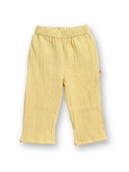 BabyStreet - Kids Unisex Pure Cotton Muslin Trouser - Yellow