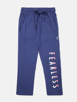 mackly - Girls Navy Printed Lounge Pant