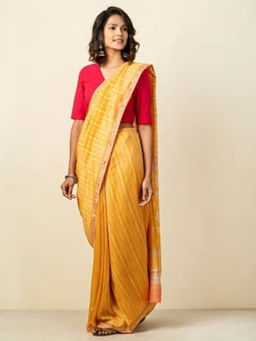 Fabindia - Cotton Silk Printed Sari