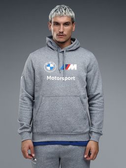 Puma - Grey Bmw M Motorsport Men's Essentials Hoodie