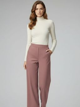 AAREIN - Women Dusty Pink Suede Trousers