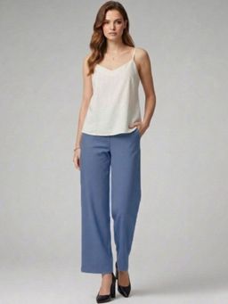 AAREIN - Women Blue Trousers