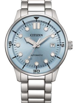 Citizen - Men Mechanical Hands 4 Cm Blue Dial Analog Watch-NJ0191-83L (L)