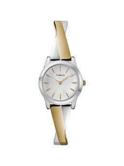 Timex - Women Main Street 2.5 Cm Silver Dial Analog Watch-TW2R98600 (L)
