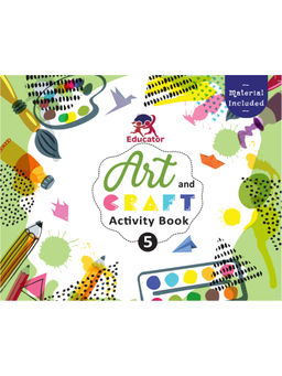 Pegasus - Art and Craft Activity Book 5 for 8-9 Year Old Kids with Free Craft Material