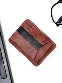 Aditi Wasan - Dual Tone Card Leather Holder