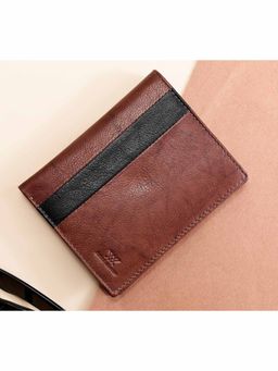 Aditi Wasan - Brown Leather Wallet Card Holder