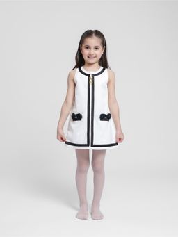 THE PONY & PEONY CO. - White CHLOE Sleeveless DRESS