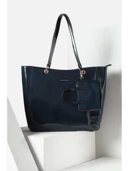Allen Solly - Women Navy Casual Tote Bag (Set of 2)