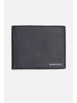 Allen Solly - Men Black Textured Leather Wallet