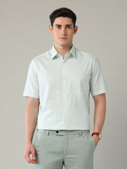 Arrow - Green Printed Regular Fit Shirt