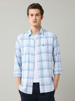 Arrow Sports - Grey Checks Slim Fit Shirt