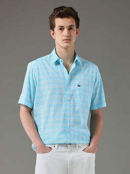 Arrow Sports - Green Checks Regular Fit Shirt