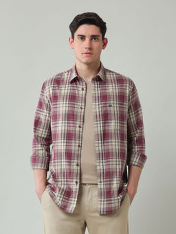 Arrow Sports - Brown Checks Slim Fit Shirt