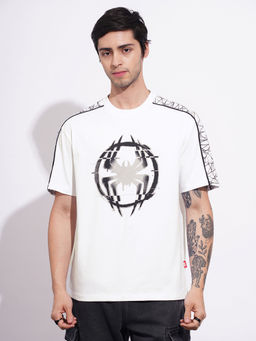 Being Human - White Printed Regular Fit T-Shirt