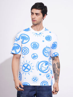 Being Human - White Printed Regular Fit T-Shirt