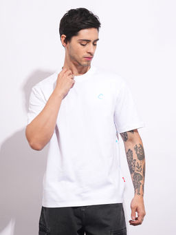Being Human - White Printed Regular Fit T-Shirt