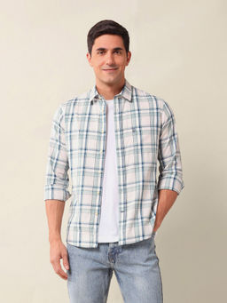 U.S. POLO ASSN. - Green Checks Tailored Fit Shirt