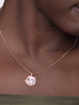 Palmonas - Elephant Pendant Necklace for Womens Waterproof & Anti-Tarnish