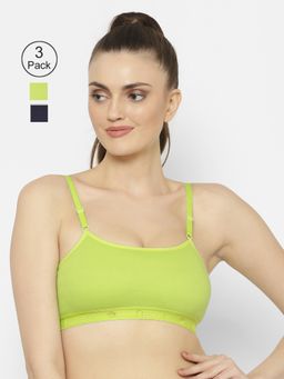 Floret - Wirefree Non-padded Sporty Bra - Multi-Color