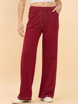 Femea - Women Thigh Relaxed Fit Street Wear Trackpant