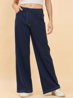 Femea - Women Thigh Relaxed Fit Street Wear Trackpant