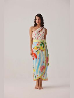 NOIB - Blue Summer Zest Nua Pareo Skirt