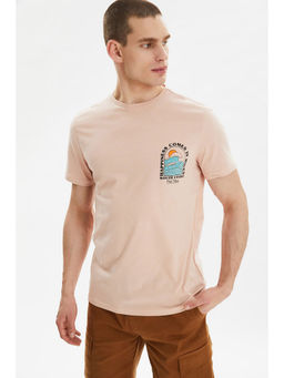 Trendyol - Man Peach T-Shirt