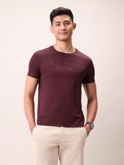 U.S. Polo Assn. Denim Co. - Men Brand Embossed Outdoor T-Shirt