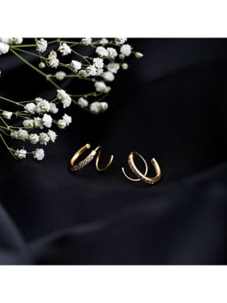 Palmonas - Curvy Embrace Earrings for Womens Waterproof & Anti-Tarnish