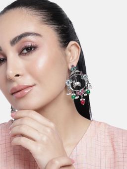 Abdesigns - Enthralling German Silver Drop & Dangle Earrings