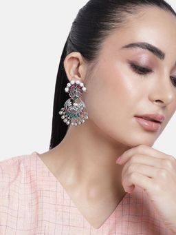 Abdesigns - Enthralling German Silver Drop & Dangle Earrings