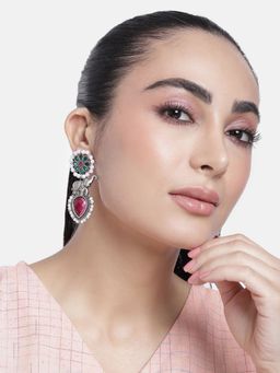 Abdesigns - Graceful High Quality German Silver Drop & Dangle Earrings