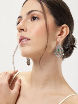 Abdesigns - High-Quality Ornamental German Silver Drop & Dangle Earring