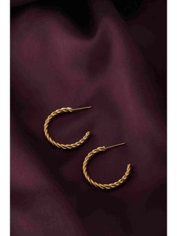 Palmonas - Spiral Arc Hoop Earrings