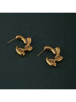 Palmonas - Floral Twist Earrings for Womens Waterproof & Anti-Tarnish